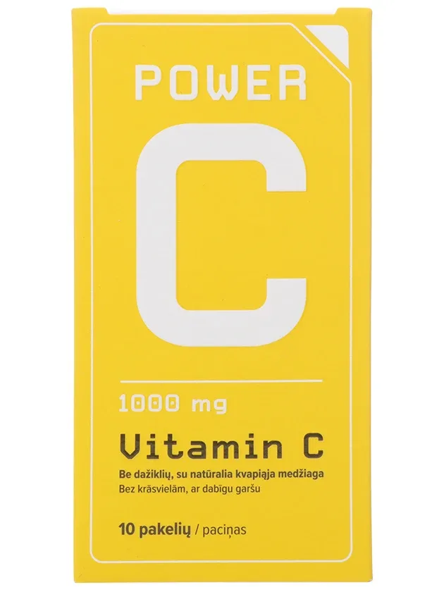 Power C 1000 mg pulveris, 10 gb.