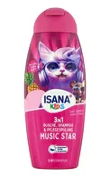ISANA KIDS MUSIC STAR 3IN1 ŠAMPŪNS, DUŠAS ŽELEJA UN KOPJOŠS KONDICIONIERIS, 300ML