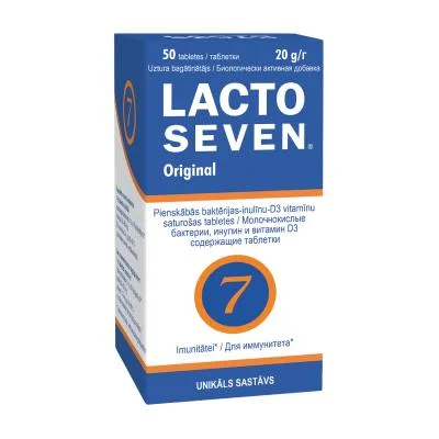 Lactoseven tabletes N50