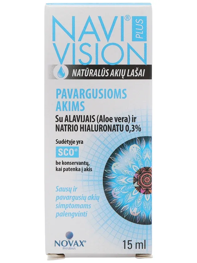 Navivision Plus Tired Eyes acu pilieni, 15 ml