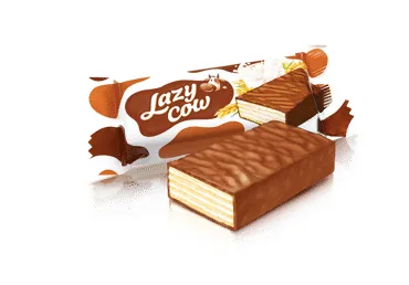 VAFEĻU KONFEKTES LAZY COW ROSHEN SVER.