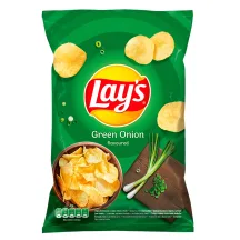 KARTUPEĻU ČIPSI LAY'S AR ZAĻO LOCIŅU GARŠU 180G