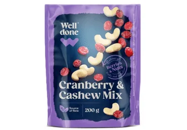 INDIJAS RIEKSTU UN DZĒRVENU MAISĪJUMS WELL DONE 200G