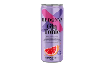 Коктейль Gin&Tonic грейпфрут Hedonya 5%, 0,33 л