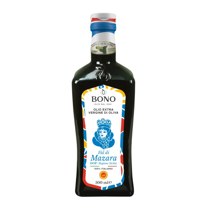 NEAPSTRĀDĀTA AUGSTĀKĀ LABUMA OLĪVEĻĻA BONO VAL DI MAZARA DOP, 500 ML