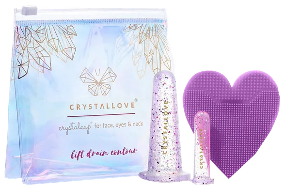 Crystallove Face Cupping Set - crystal komplekts, 1 gab.