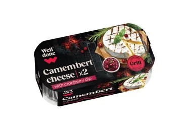 SIERS CAMEMBERT WELL DONE AR DZĒRVEŅU MĒRCI 230G