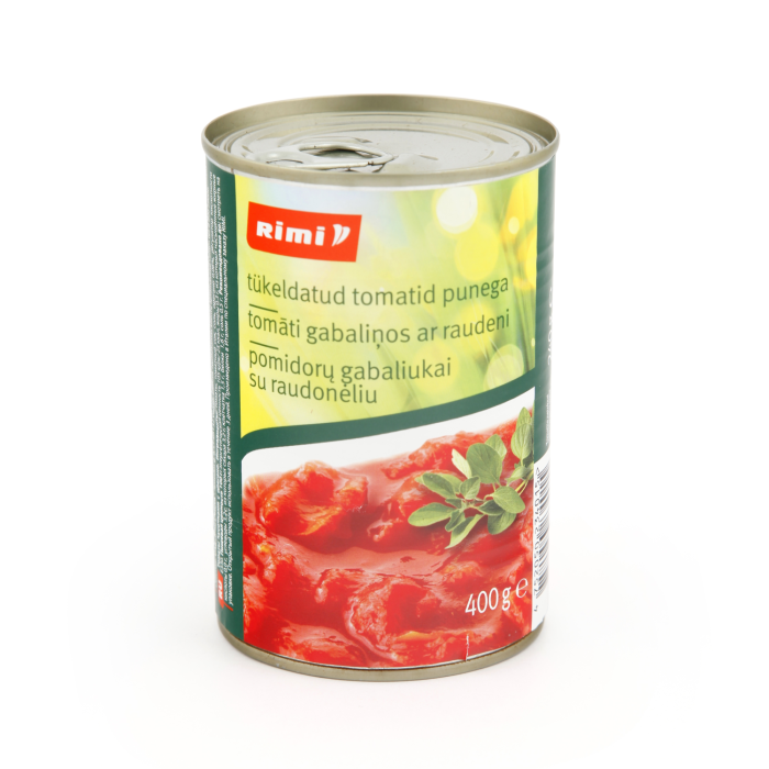 TOMĀTI GABALIŅOS RIMI AR OREGANO 400G