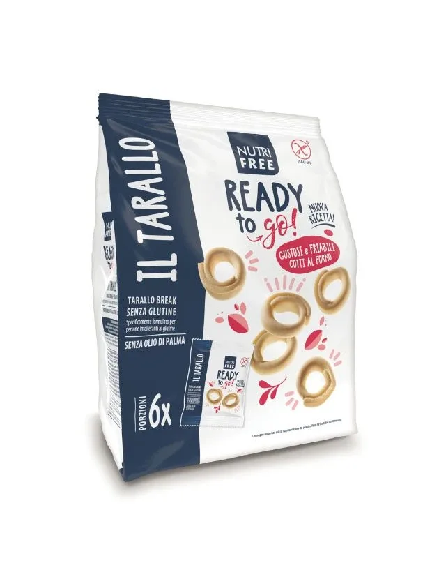 Nutrifree Tarallo Break bezglutēna sāļā itāļu uzkoda, 180 g