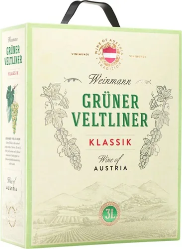 BALTVĪNS WINMANN GRUNER VELTLINER KLASSIK, SAUSS, 12%, BIB, 3L