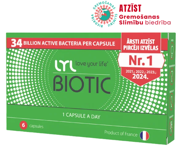Lyl Biotic kapsulas, 6 gab.