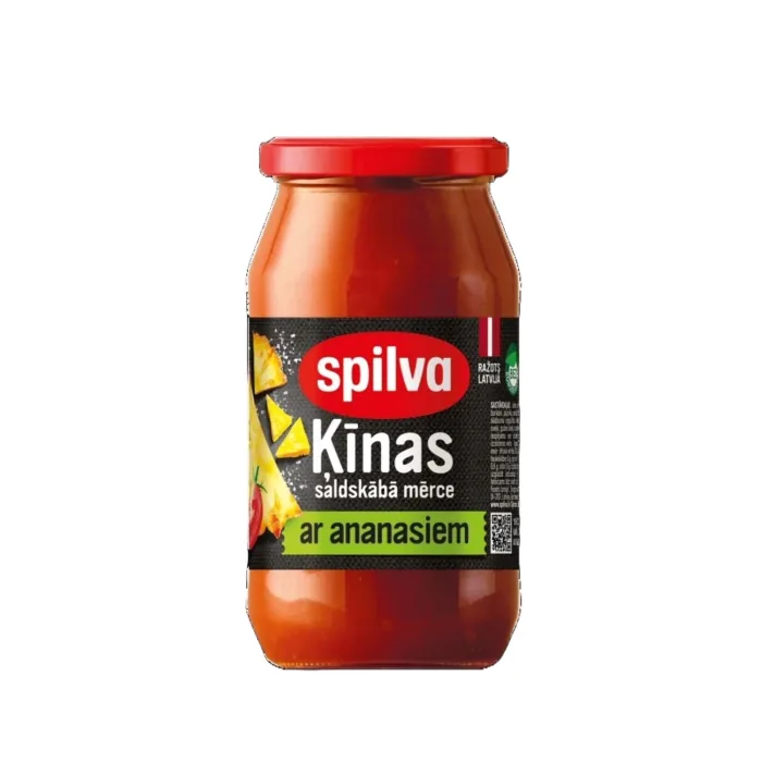 MĒRCE SPILVA ĶĪNAS SALDSKĀBĀ AR ANANASIEM 500G