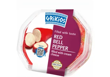 SARKANIE PIPARI AR SVAIGĀ SIERA PILDĪJUMU GRIKIOS 200/150G