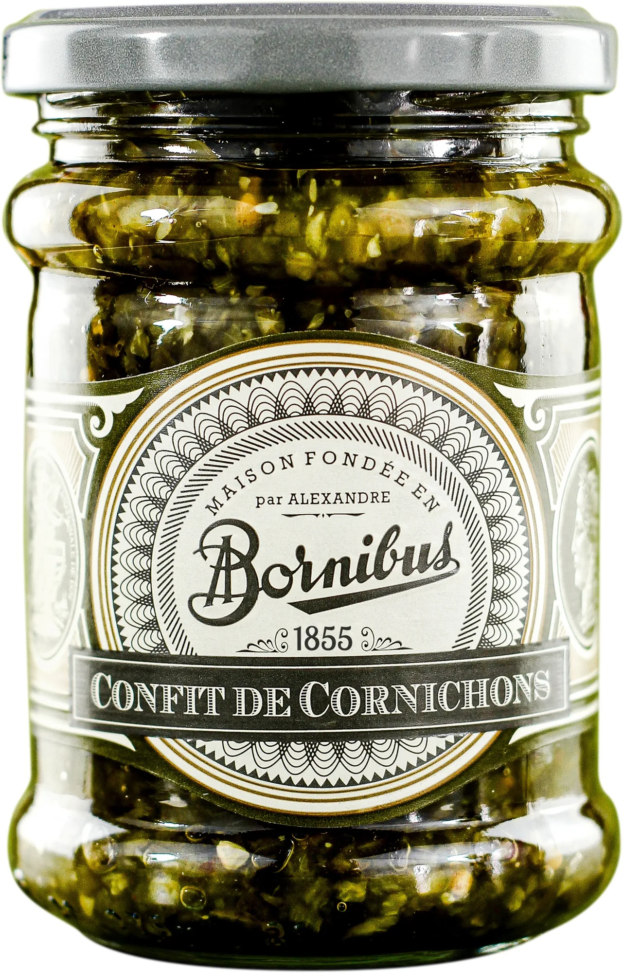 KORNIŠONU KONFITS BORNIBUS, 250G