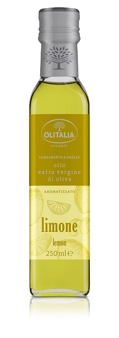 NEAPSTRĀDĀTA AUGSTĀKĀ LABUMA OLĪVEĻĻA OLITALIA AR CITRONU, 250ML