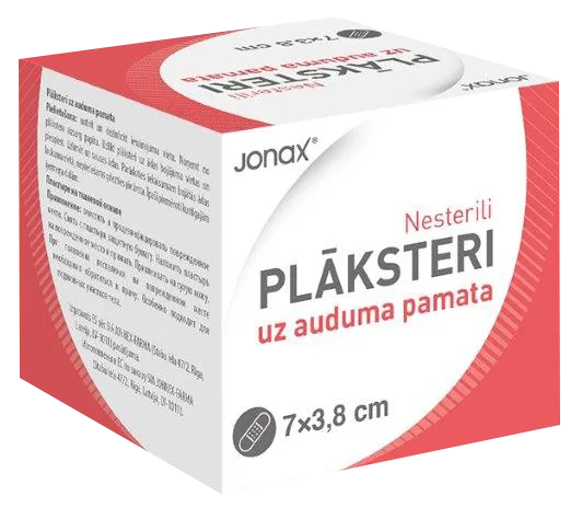 Jonax 7 x 3,8 cm plāksteri, 200 gab.