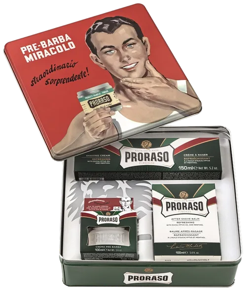 Proraso Gino Vintage Shaving komplekts, 1 gab.