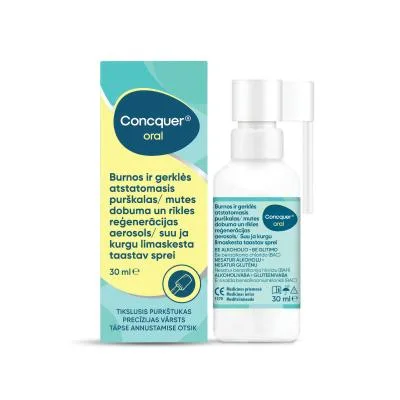 Concquer mutes un kakla aerosols 30 ml