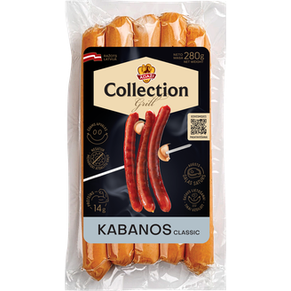 DESIŅAS ĀDAŽI KABANOS GRILL COLLECTION CLASSIC 280G