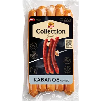 DESIŅAS ĀDAŽI KABANOS GRILL COLLECTION CLASSIC 280G