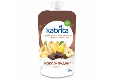 PUDIŅŠ KABRITA AUGĻU-KAKAO 9+ 100G