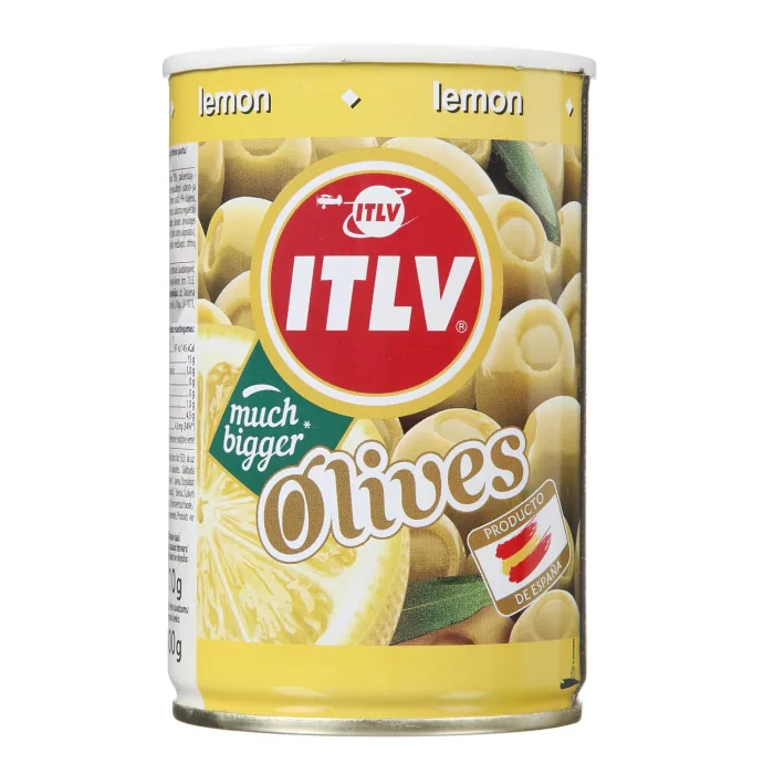 ZAĻĀS OLĪVAS ITLV PILDĪTAS AR CITRONU PASTU 300G / 110G