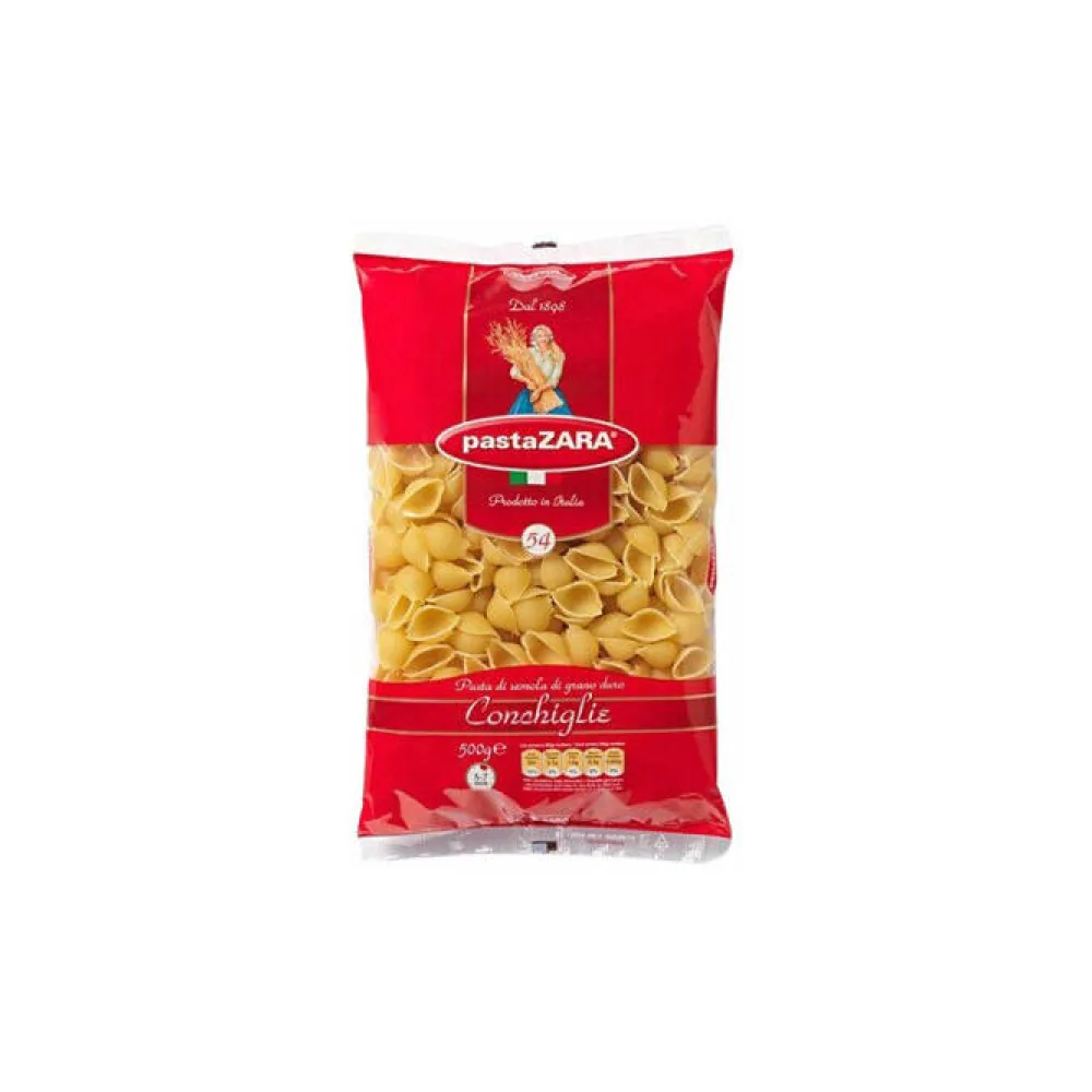 MAKARONI PASTA ZARA NR.54, GLIEMEŽVĀKI 500G