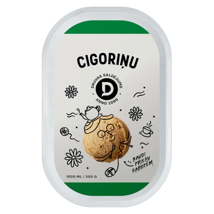 SALDĒJUMS DRUVA CIGORIŅA 1L/500G