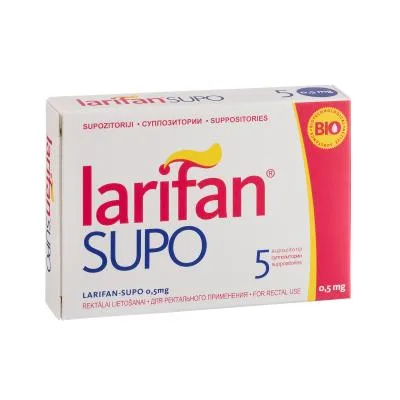 Larifan Supo 0,5 mg supozitoriji N5