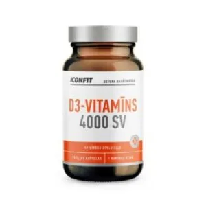 VITAMĪNS D3 4000 SV KAPSULAS ICONFIT N90