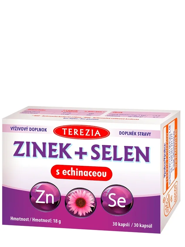 Terezia Cinks+ selēns ar ehināceju, 30 kapsulas