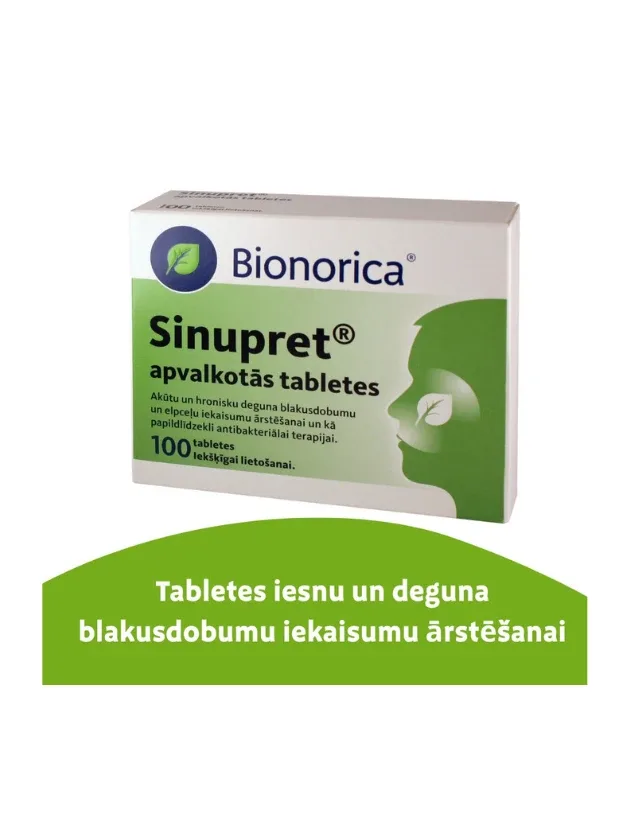 Sinupret, 100 tabletes