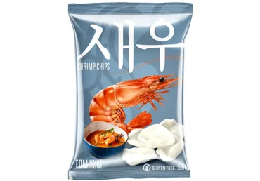 Чипсы из креветок Tomyum, 50 г