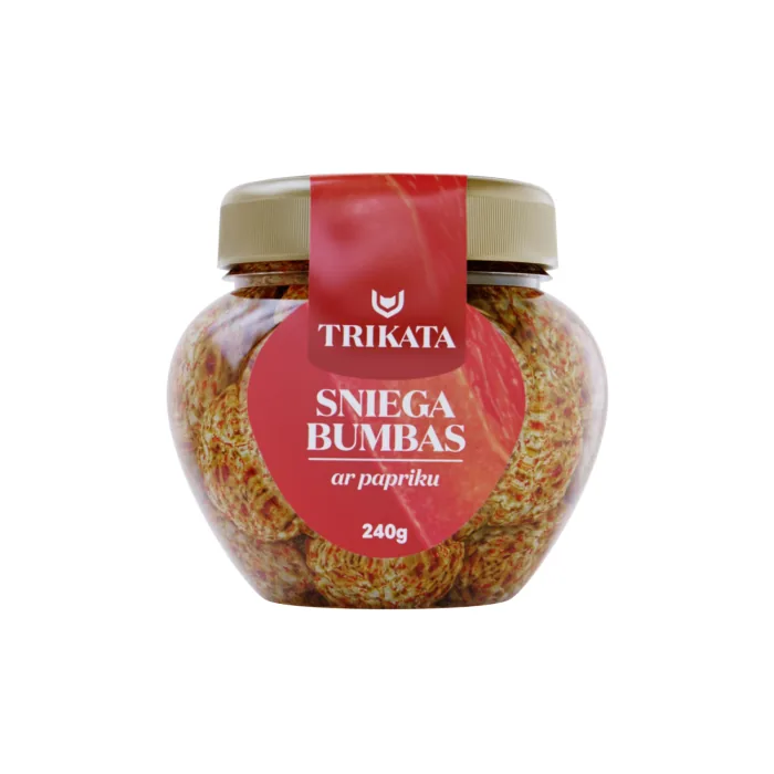 SIERS TRIKATA SNIEGA BUMBAS AR PAPRIKU 240G/150G