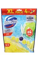 DOMESTOS POWER5 LIME TUALETES BLOKS, 4X50G
