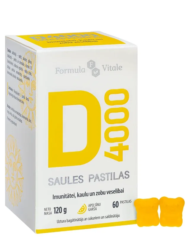 Formula Vitale Vit.D 4000, 60 pastilas
