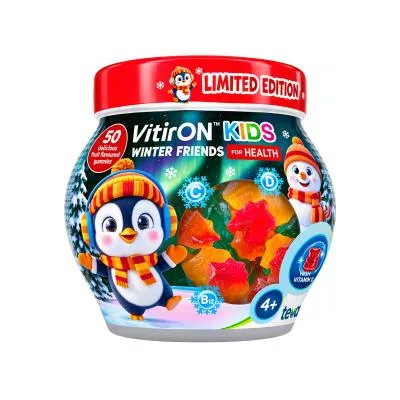 Vitiron Kids Winter Friends košļājamas pastilas N50