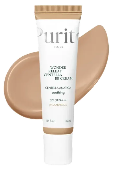 Purito Wonder Releaf Centella BB cream #27 sand beige SPF30 sejas krēms, 30 ml