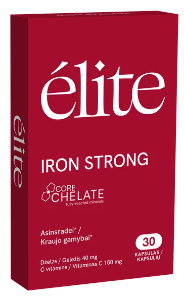 Elite Iron Strong kapsulas, 30 gab.