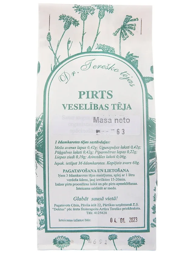 Dr.Tereško Pirts tēja, 82 g