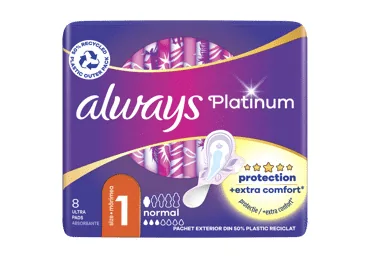 HIGIĒNISKĀS PAKETES ALWAYS ULTRA PLATINUM NORMAL 8GAB.