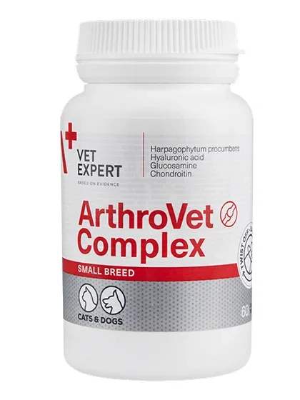 Vetexpert Arthrovet Complex maziem kaķiem un suņiem locītavu veselībai, 60 kapsulas
