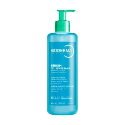 Очищающий пенящийся гель Bioderma Sébium Gel Moussant, 400 мл