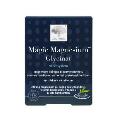 New Nordic Magic Magnesium Glycinat tabletes N60