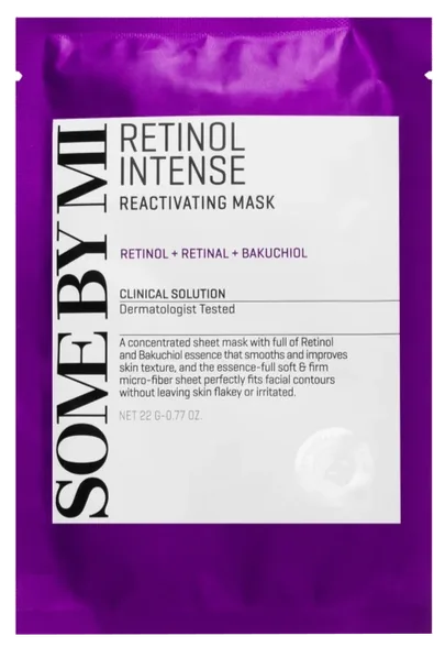 Some by Mi Retinol auduma sejas maska, 22 g