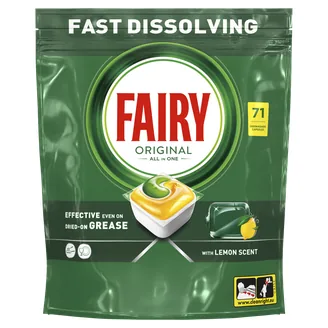 TRAUKU MAZG.MAŠĪNAI KAPSULAS FAIRY ALL IN1 LEMON 71GAB