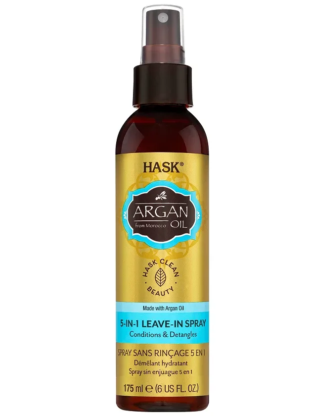 Кондиционер несмываемый Hask Argan Oil 5-в-1, 175 мл