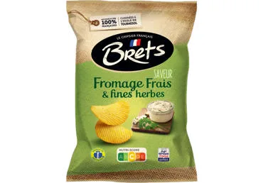 KARTUPEĻU ČIPSI KRĒMSIERA GARŠAUGU BRETS 125G
