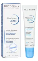 BIODERMA ATODERM BAUME LÈVRES LŪPU BALZAMS, 15ML