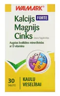 WALMARK KALCIJS, CINKS, MAGNIJS, 30 TABLETES